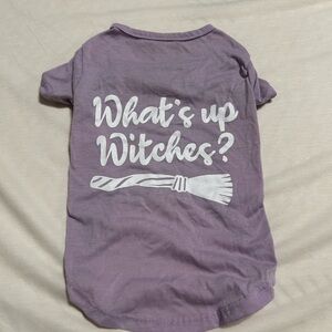 Purple Dog Shirt with Fun Print